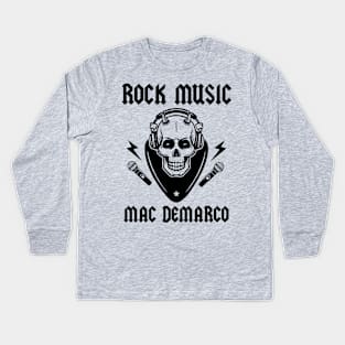 Mac DeMarco Kids Long Sleeve T-Shirt